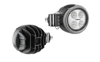 LED work lamp with built-in AMP Faston connector