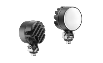 LED work lamp with built-in AMP SuperSeal connector