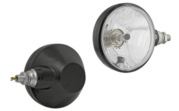 Headlamp, H4/R2 type in metal housing - right (lights: passing, driving, position)