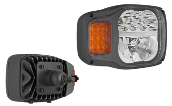 LED headlamp with rear mounting and built-in DT04-6P connector - right