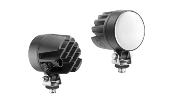 LED work lamp with built-in AMP SuperSeal connector