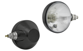 Headlamp, R2 type in metal housing - right (lights: passing, driving, position) Headlamp, R2 type in metal housing - right (lights: passing, driving, position)
