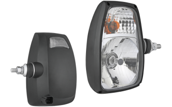 Headlamp, H4 type, with DT04-6P connector - right
