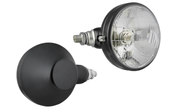 Headlamp, H4 type in metal housing - left (lights: passing, driving, position) Headlamp, H4 type in metal housing - left (lights: passing, driving, position)