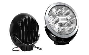 LED driving lamp with chromed frame