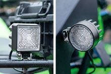 Compact LED work lamps for small and large tasks – CRK1 and CRC4 with a shallow heat sink
