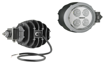 LED work lamp with cable and switch