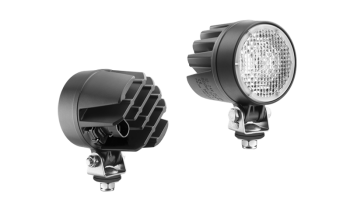 LED work lamp with built-in AMP SuperSeal connector