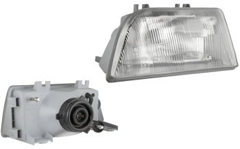 Headlamp for FSO Polonez Caro, H4 type - left, with manual levelling unit Headlamp for FSO Polonez Caro, H4 type - left, with manual levelling unit
