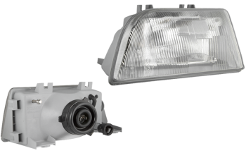 Headlamp for FSO Polonez Caro, H4 type - left, for hydr. levelling unit