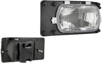 Headlamp, H4 type - left, with manual levelling unit (lights: passing, driving, position) Headlamp, H4 type - left, with manual levelling unit (lights: passing, driving, position)