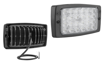 LED work lamp with cable and frame