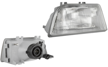 Headlamp for FSO Polonez Caro, H4 type - left, for hydr. levelling unit Headlamp for FSO Polonez Caro, H4 type - left, for hydr. levelling unit