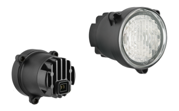 LED work lamp with built-in AMP Faston connector (3 nut version)