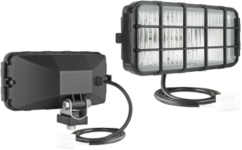 without bulbs, stone guard, cable 0,35 m, AMP Faston connector