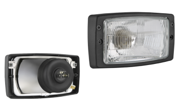 Headlamp, R2 type, with frame (lights: passing, driving, position) Headlamp, R2 type, with frame (lights: passing, driving, position)