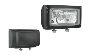 Headlamp, H4 type, with built-in DT04-6P connector (lights: passing, driving, position)