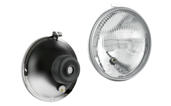 Headlamp insert for Fiat 128, R2 type (lights: passing, driving, parking)