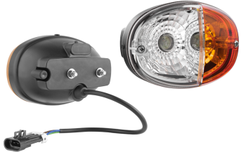 Front lamp - left with cable and Delphi 12129615 connector (lights: parking, front-side direction indicator)