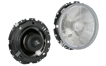 Headlamp for VW Golf 1, H4 type (lights: passing, driving, position)