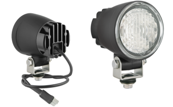 LED work lamp with cable and Deutsch DT04-2P connector