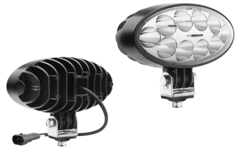 LED work lamp with cable and HB3 2P Cap connector
