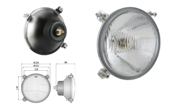 Headlamp, R2 type - left-hand traffic (lights: passing, driving) - right