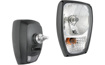 Headlamp, H4 type, with AMP SuperSeal connector - right / left
