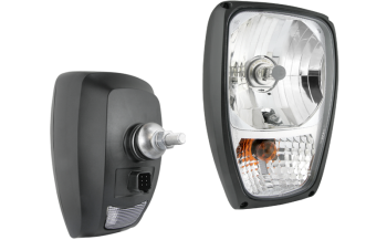 Headlamp, H4 type, with DT04-6P connector - right / left