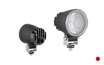 LED special lamp with built-in Deutsch DT04-2P connector - red