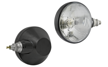 Headlamp, H4 type in metal housing - right (lights: passing, driving, position) Headlamp, H4 type in metal housing - right (lights: passing, driving, position)