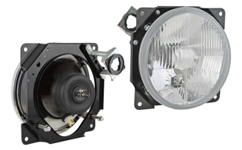 Headlamp for Honker, H4 type - left (lights: passing, driving, position)